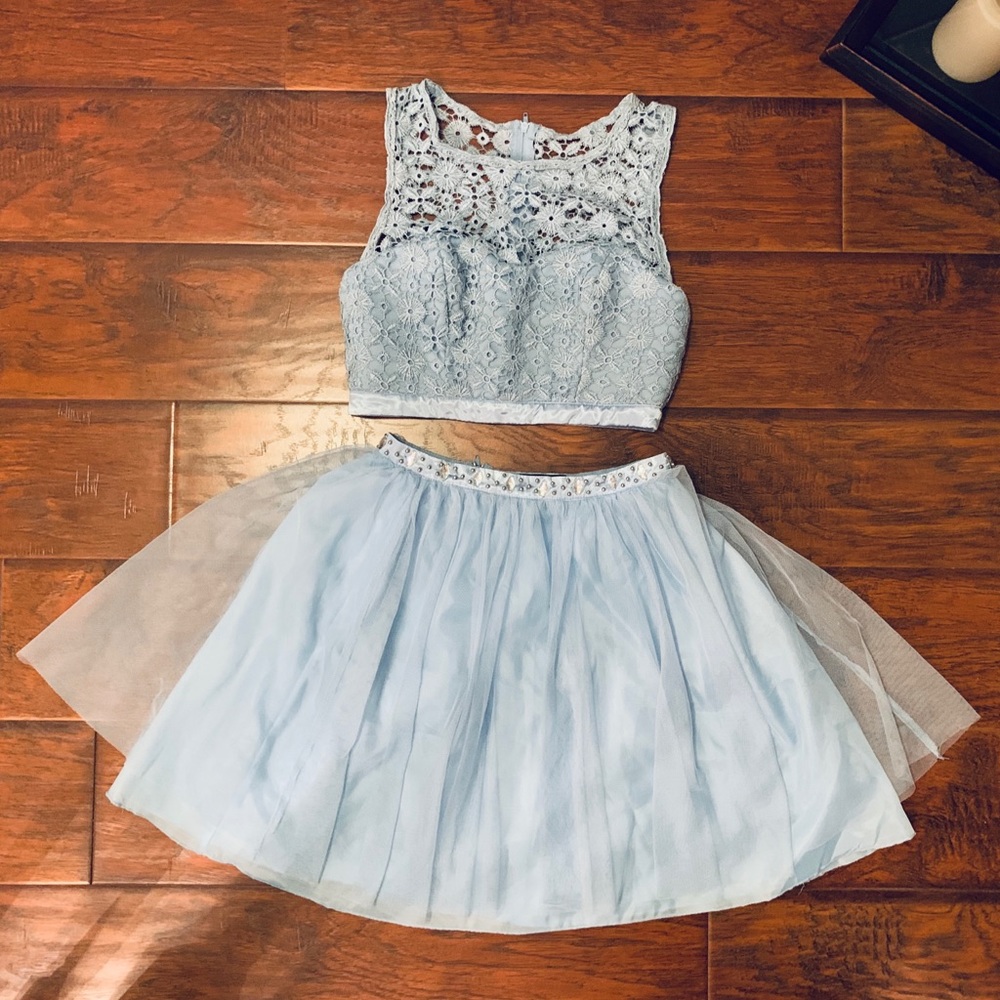 Juniors Blue size 3 Speechless Semi Dress Prom